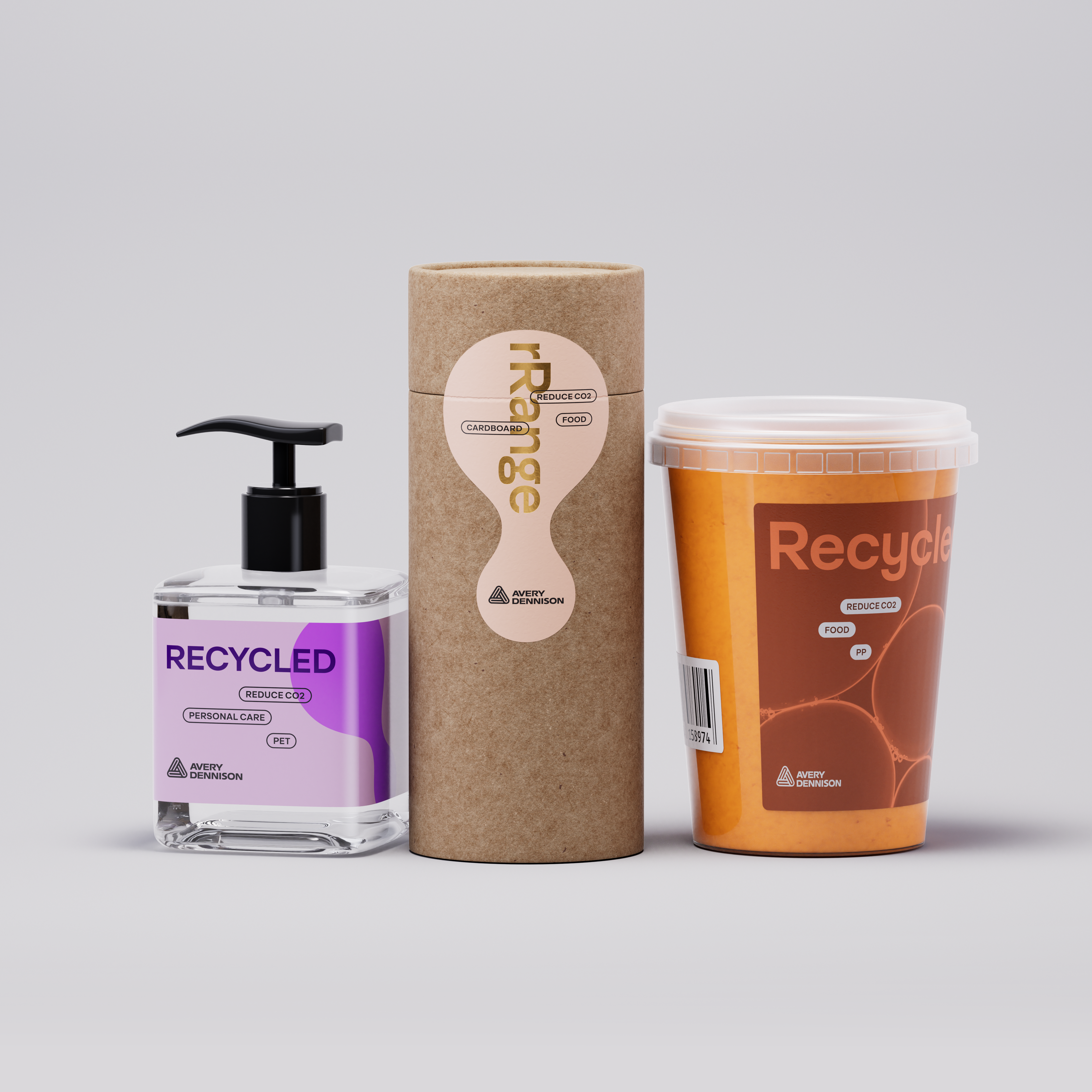 Avery Dennison clean sustainable and verified circular packaging label materials