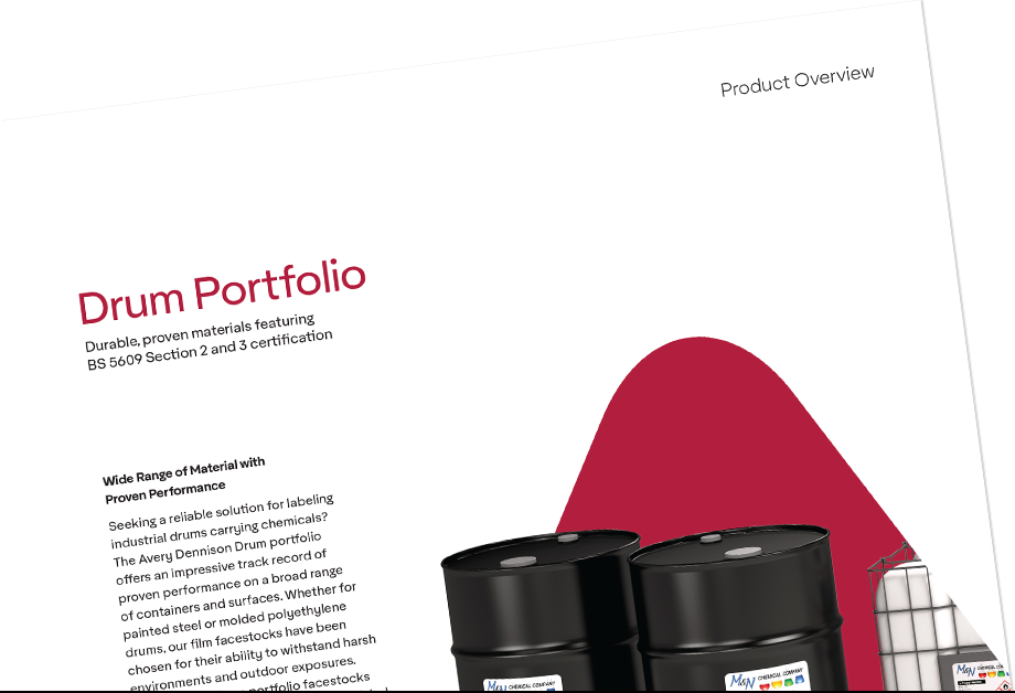 Drum, Lubricant and Oil Can Labels | Avery Dennison | LPM