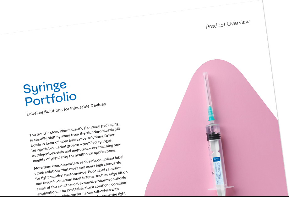 Syringe Labels Avery Dennison LPM